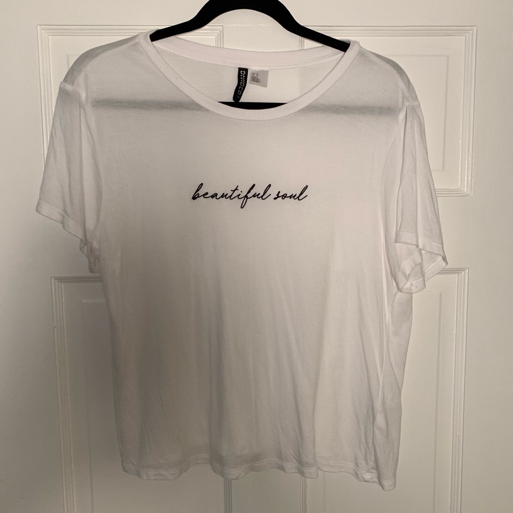 White cotton T-shirt